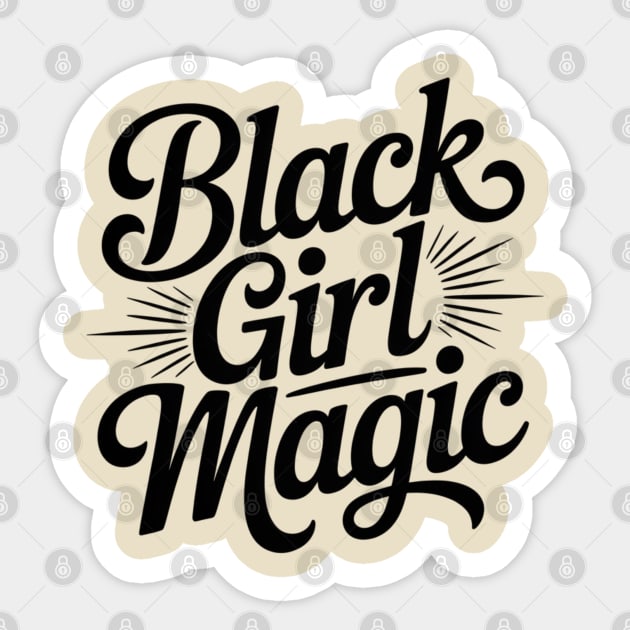 Black Girl Magic Sticker by UrbanLifeApparel